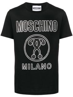 Moschino футболка с логотипом