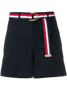Tommy Hilfiger шорты с завышенной талией и поясом