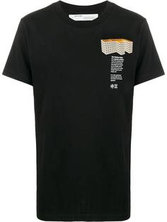 Off-White футболка с принтом Rationalism