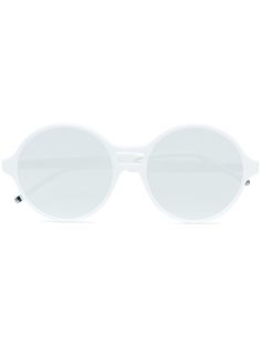 Thom Browne Eyewear зеркальные солнцезащитные очки в круглой оправе