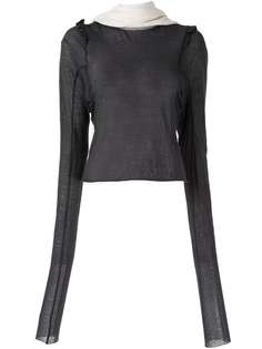 PHAEDO STUDIOS contrast long-sleeve top