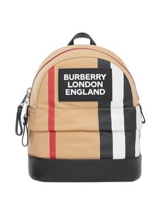 Burberry Kids рюкзак в полоску Icon Stripe с логотипом