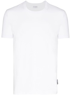 Dolce & Gabbana contrast logo label stretch cotton T-shirt