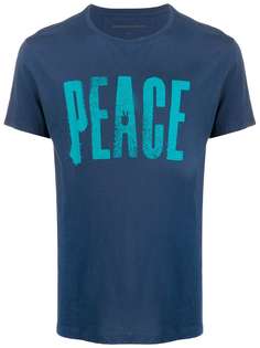 John Varvatos футболка с надписью Peace