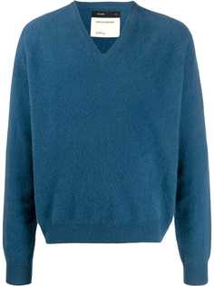 Frenckenberger джемпер оверсайз с V-образным вырезом