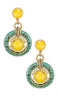 Circle drop earring - Elizabeth Cole