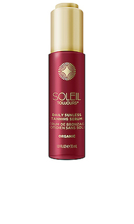 Тонирующий солнцезащитный крем для лица organic daily sunless tanning serum - Soleil Toujours