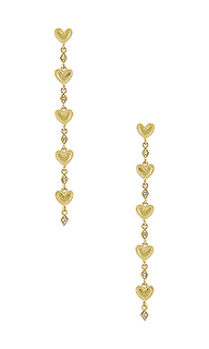 Серьги the dotted heart - Luv AJ