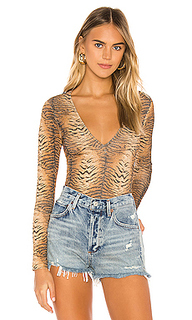 Боди с v-образным вырезом cara - superdown