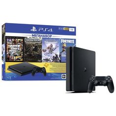 Игровая консоль PlayStation 4 1TB DG/GTA5/HZD/Fortnite/PS Plus 3мес.