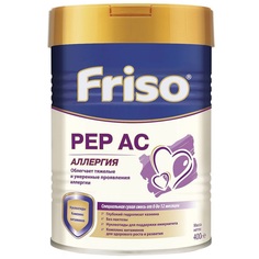 Молочная смесь Friso Frisolac Gold PEP AC, 400 г 0-12 месяцев
