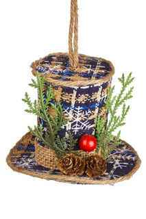 Новогодний декор "Шляпа" DUE ESSE CHRISTMAS
