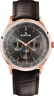 Швейцарские мужские часы в коллекции Les Vauberts Мужские часы Edox 40101-37RCGIR