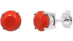 Серебряные серьги Серьги Evora 635762-e