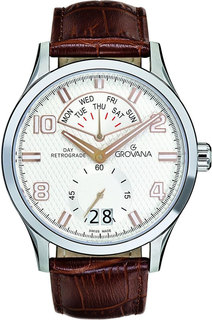 Швейцарские мужские часы в коллекции Retrograde Мужские часы Grovana G1740.1528