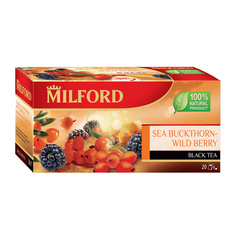 Чай черный Milford Облепиха Лесные ягоды 20 пакетиков