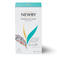 Чай зеленый Newby Марокканская мята 25 пакетиков