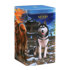 Чай черный Newby Праздничный Год Собаки с миндалем 125 г