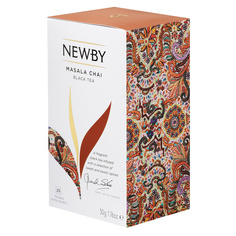 Чай черный Newby Masala Chai со специями 25 пакетиков
