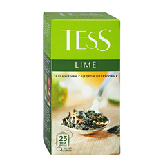 Чай зеленый Tess Lime с цедрой цитрусовых 25 пакетиков