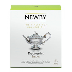 Чай черный Newby Мята перечная в пирамидках 15 пакетиков
