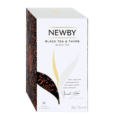 Чай черный Newby Black Tea&Thyme с чабрецом 25 пакетиков