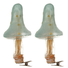 Набор игрушек елочных Kaemingk грибы 2шт