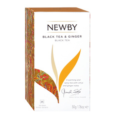 Чай черный Newby с имбирем 25 пакетиков