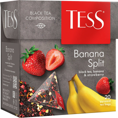 Чай черный Tess Banana Split 20 пакетиков