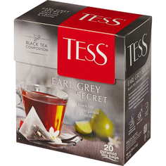 Чай черный Tess Earl Grey Secret 20 пакетиков