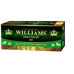 Чай зеленый Williams Зеленый остров 25 пакетиков