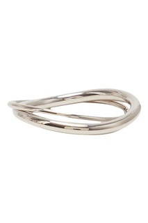 Двойное кольцо с серебрением Lisa Smith