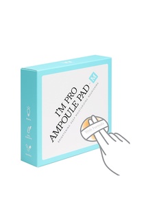 Спонж-салфетка с ферментированной сывороткой актив М / Im Pro Ampoule M Pad, 10 шт. Wish Formula