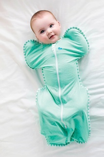 Зеленая пеленка-кокон в горошек Swaddle UP™ Love To Dream