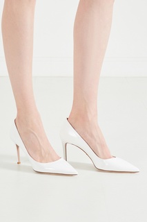 Белые туфли Prada