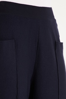 Черные брюки с фактурной отделкой Stella Mc Cartney
