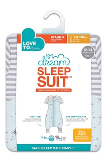 Серо-голубой спальный комбинезон Love To Dream Sleep Suit™
