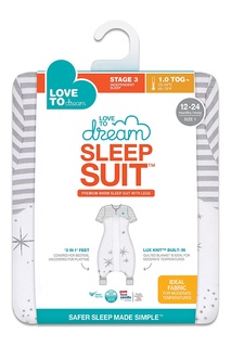 Серо-белый спальный комбинезон Love To Dream Sleep Suit™