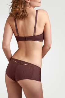 Коричневые трусики-бразилиано Marlies Dekkers