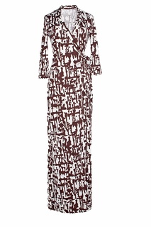 Длинное платье-халат Abigail Diane Von Furstenberg