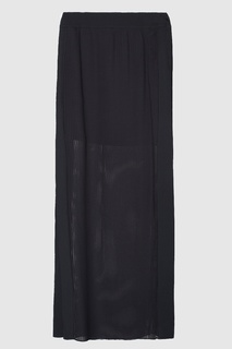Черная юбка с разрезами Vionnet