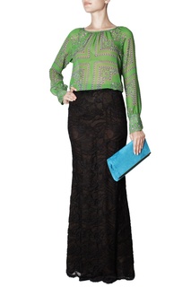 Макси-юбка из кружева Emilio Pucci