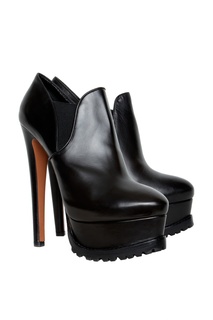 Черные ботильоны на высоком каблуке AlaÏa