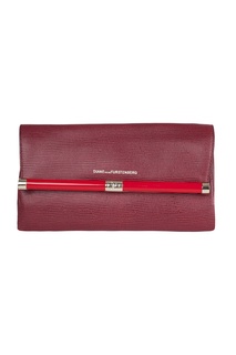 Кожаный клатч Envelope Emb Lzrd Diane Von Furstenberg