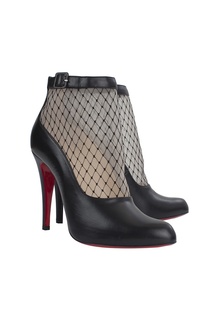 Кожаные ботильоны Resillissima 100 Kid/Resille Brode Christian Louboutin