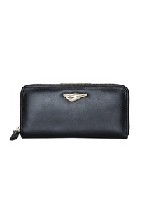 Кожаный кошелек Lips Zip Around Cont Wallet Diane Von Furstenberg