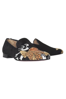 Кожаные туфли Henri Flat Patent/GG Christian Louboutin