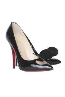 Кожаные туфли Madame Mouse 120 Patent Christian Louboutin