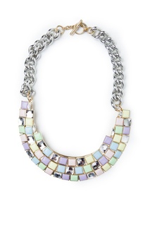 Колье из латуни и страз Anton Heunis