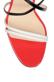 Босоножки из лакированной кожи Gwynitta 100 Christian Louboutin
